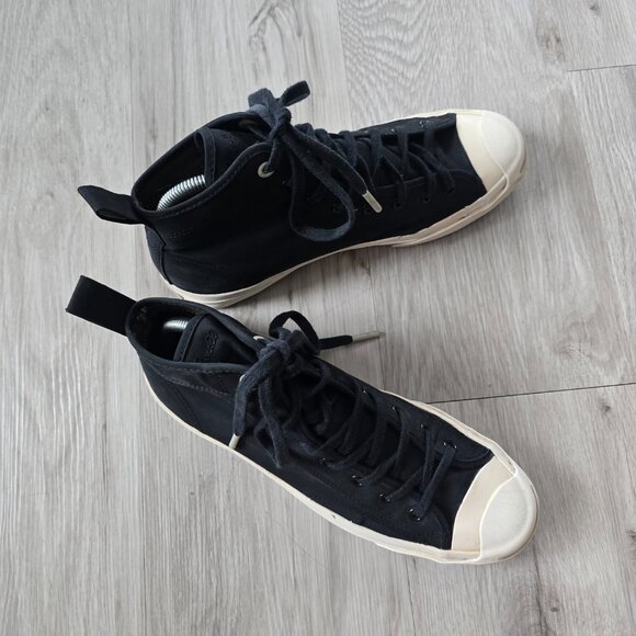 Converse x Hancock Vulcanised Articles Jack Purcell black sneakers | WMS 9.5 - Picture 3 of 11